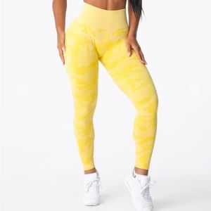 NVGTN Yellow Camo Leggings